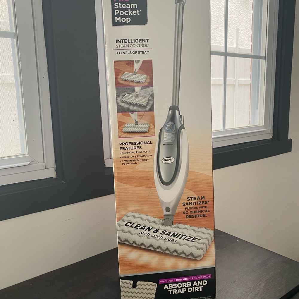 Never used Steam pocket Mop. Great for sanitizing !